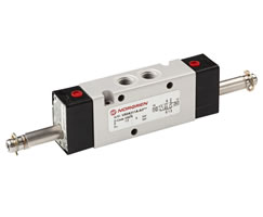 V60 serisi hat içi solenoid valf, G1/8, 5/3, APB, solenoid pilot / solenoid pilot