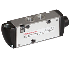 V60 serisi hat içi hava pilot valfi, G1/8, 5/2, hava pilotu / yay geri dönüşlü