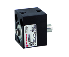 Sıkıştırma çift etkili silindir, 20 mm çap, 10 mm strok