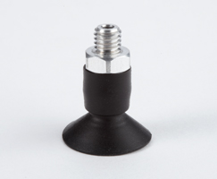 Düz vakum kabı, 15mm O/D, M5, nitril kauçuk
