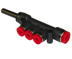 Pneufit C geçmeli bağlantı parçası, gövde, manifold, 6mm, 8mm, 8mm