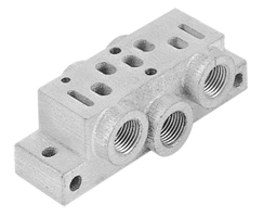 Single Station Sub-base Side pilot ports