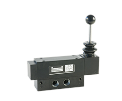 M/1700 manuel olarak çalıştırılan valf, G1/2, 5/3, COE, kol / yay / kol