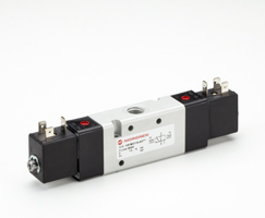 V61 serisi hat içi solenoid valf, G1/4, 3/2, NC, solenoid pilot / solenoid pilot