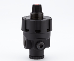 R24 Serisi yüksek akışlı manuel regülatör, G3/8, 0,7-17 bar, göstergesiz