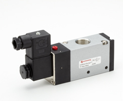 V53 serisi hat içi solenoid valf, G1/2, 3/2, NC, solenoid pilot / yay geri dönüşlü