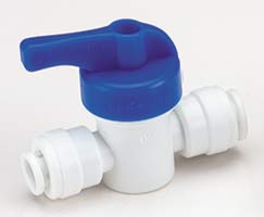 Pneufit D 2/2 shut-off valve, straight, 1/4