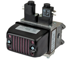 Solenoidle çalıştırılan arıza emniyetli emniyet valfi, G1/2, NC, 3/2, solenoid pilot / yay geri dönüşlü
