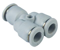 Pneufit M geçmeli bağlantı parçası, rakor, Y, 3mm
