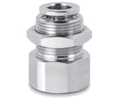 Pneufit 10 geçmeli bağlantı parçası, dişi bölme adaptörü, düz, G1/8, 6mm