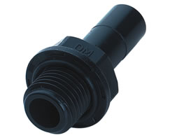 Pneufit D asetal geçmeli bağlantı parçası, gövde adaptörü, düz, G1/8, 6mm