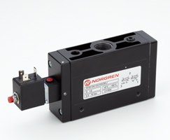 M/20000 serisi solenoid valf, G1/2, 3/2, NC, solenoid pilot / yay geri dönüşlü
