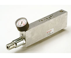 VS18 tekli basınç regülatör plakası, port 2